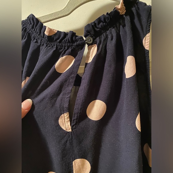 LOFT Dark Blue Mini Dress - Picture 3 of 4